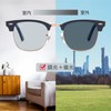 Berikin Sunglasses, Polarized, Glass Lenses, Classic, Half-Frame Type, Unisex, For