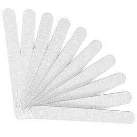 GazePlus Nail Files, 10 PCS Fingernail Files 7" Long 80/100 Grit Emery Boards for Nails - Professional Nail File Washable for Acrylic, Gel, Dip Powder, and Poly Gel Nails