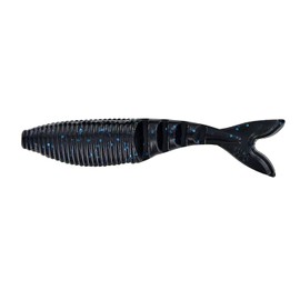 Gary Yamamoto 134-06-021 Zako Swimbait Artificial Fishing Bait, Black with Blue Flake
