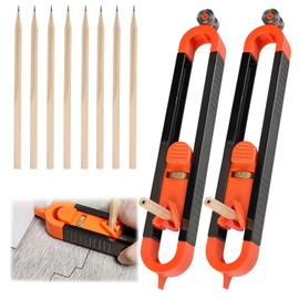 10 Pcs Contour Gauge, Scribing Tool, Profile Gauge Tool, Multi Functional Marking Tool, Used As A Woodworking Marking Tool for Flooring, Carpet, and Tile Laying
