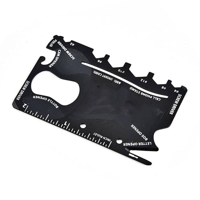Multitool, 18 in 1 Wallet Tool, Stainless Steel Multitool Pocket,