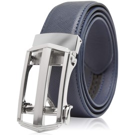 Access Denied Leather Ratchet Belts For Men - Mens Belt With Automatic Buckle For Suits Jeans And Uniform