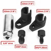 5PCS O2 Oxygen Sensor Socket Thread Chaser Set, 3/8" 1/2"