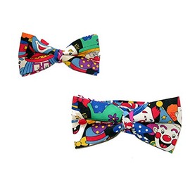 Clown Face BowTie Formal Shrine Shriner Costume Uniform Circus Suit Bow Tie