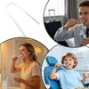 Raspador Lingual de Acero Inoxidable en U para Higiene Bucal