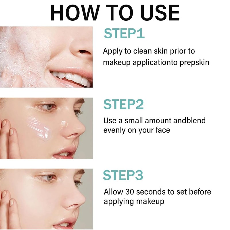 Hydrating Face Primer with Hyaluronic Acid - Gel-Based Makeup Primer