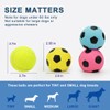 Pawdoer Squeaky Dog Ball for Medium Dogs, Soft Latex Rubber
