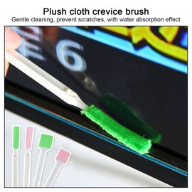 Crevice Cleaning Brushes Tool kit Small Cleaning Brush for House Cleaning Disposable Toilet Brush Deep Cleaning Brush Gap for Gap Corner of Stove Hard to Reach Cleaning Tools (Multicolor)