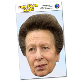Party People 1 x Princess Anne - Celebrity Face Mask - Ready To Wear - Princess A