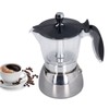 Stovetop Coffee Maker 6 Cup Moka Pot Clear ABS Top