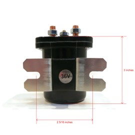 36V 4 terminal Solenoid Replacement For EZGO Electric 1989-up 200A # 586-117111 20468G1 586-906