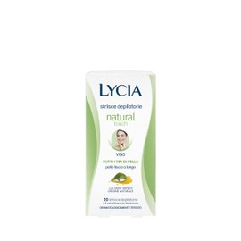 Lycia Natural Touch Enthaarungsstreifen für das Gesicht, 20 Stück