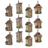 Park Designs Outhouse Shower Curtain Hooks | Decorative Rustic Bathroom