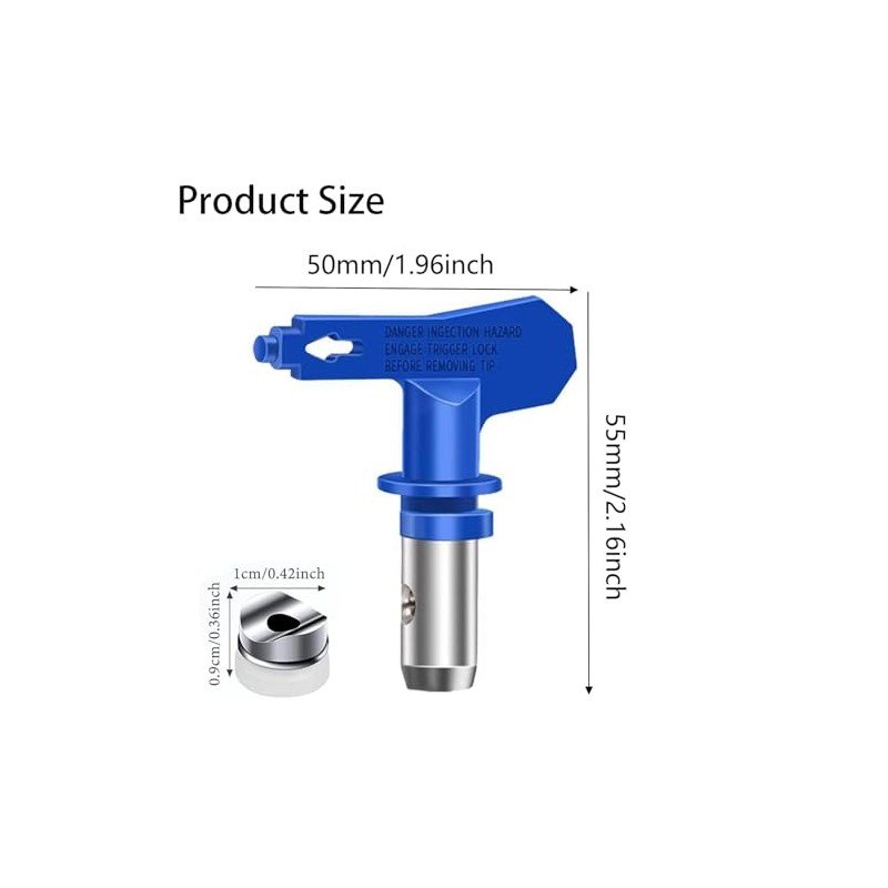 313 Spray Tip Nozzle, Reversible Airless Paint Sprayer Tips for