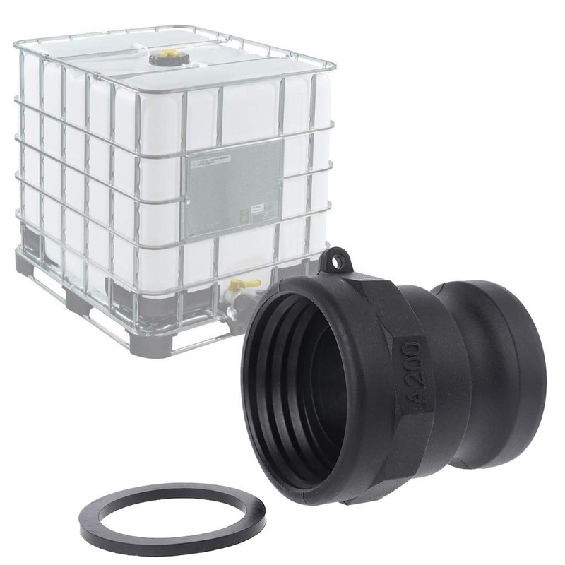 Buwei 1000L IBC tank adapter Garden Hose heavy duty 2"