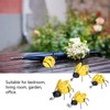4Pcs/Set Wrought Iron Bee Decoration Wall Hanging 3 Dimensional Bee