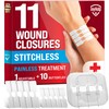 Emergency Wound Closure Strips - 11pk - 2 Types Easy