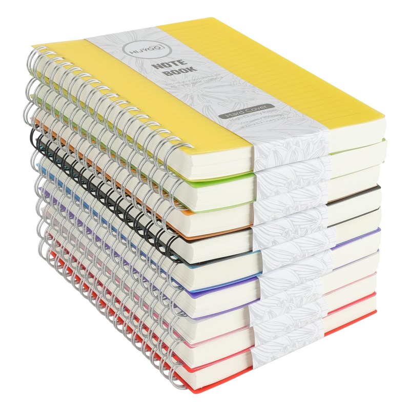 HIJYOO Notebook A5, 300 pages/150 sheets Wirebound Spiral Notebooks, A5