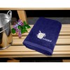 Lashuma XXL Beach Towel Blue Enjoy The Sun, Colourful Bath