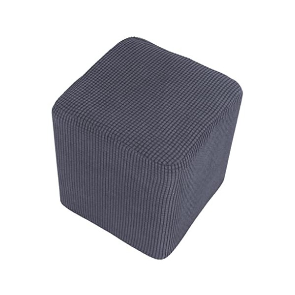 zalati Stool Cover Square Style Nonslip Soft Stretch Seat Cushion