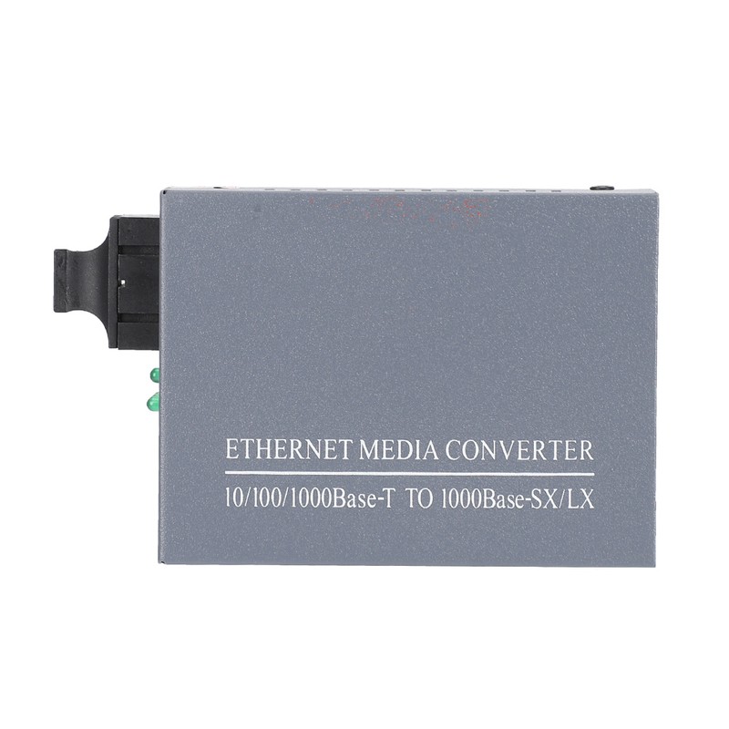 Fiber Optic Media Transceiver Ethernet Gigabit Single Mode Converter