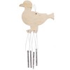 Baker Ross 4 Pack Wooden Beach Wind Chimes AT868 Great