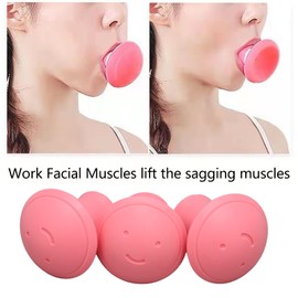 Facial Exercise Device, Jaw Face Neck Toning Exercise Device, Facial Yoga for Firmer Skin, Jaw Exercise Device, Double Chin Breathing Equipment, Jaw Face, Slimmer, 3 Pack