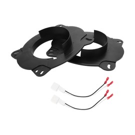 VekAuto Set of 2 Speaker Spacer Ring Tweeter Speaker Spacer Adapter for Toyota Camry 2002-2017 Waterproof for 6.5 Inch ABS Black Front