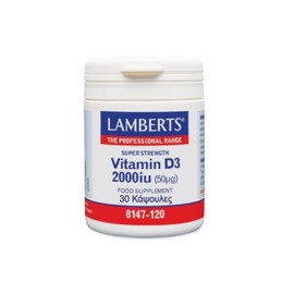 Lamberts Vitamin D3 2000 IU (50 mcg) 30 caps