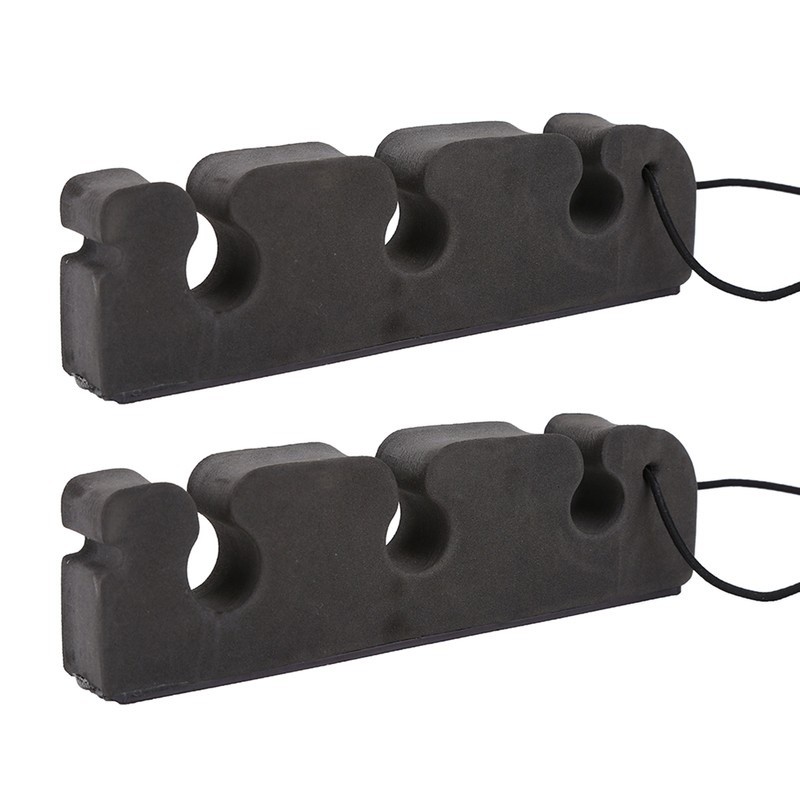 2Pcs Portable Magnetic Density Foam Fly Fishing Rod Holder Car