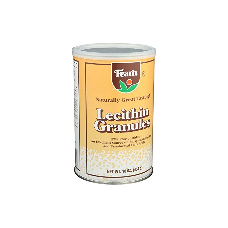 Fearn Natural Foods Gránulos de lecitina, 16 onzas (paquete de