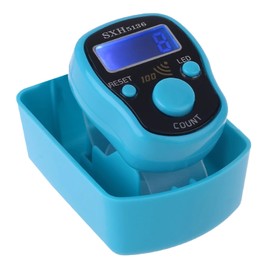 PHONEX Tally Counter Clicker: Digital Finger Counter Tasbeeh Handheld, Pitch Counters for Accurate Tracking in Coaching, Knitting, Fishing, Golf, and Rowing. Beeps at Every 100 Counting
