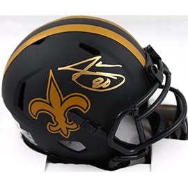 Jarvis Landry Autographed Saints Eclipse Speed Mini Helmet-Beckett W Hologram Gold