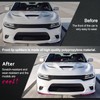 HTRACING Front Bumper Lip Splitter Protector Compatible with Charger SRT