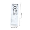 ABOOFAN 5 Sheets C Type Eye Chart Wall Visual Exam