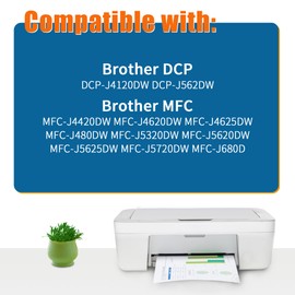 Jhaan LC223 223XL Printer Cartridges Compatible with Brother 223 Compatible with DCP-J4120DW MFC-J4420DW MFC-J4620DW MFC-J4625DW MFC-J480DW MFC-J5320DW DCP-J562DW MFC-J5620DW MFC-J5625DW (Pack of 6)