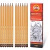 Koh-i-noor 12 Professional Graphite Pencils. 1500/2B
