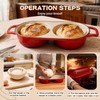 Mini Double Dutch Oven for Sourdough Bread Baking – Enameled