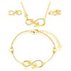 INFINIONLY Jewellery Sets, Women's girl's Necklace Bracelet and Earrings Studs,