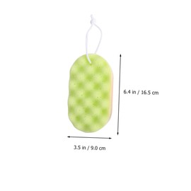 FOMIYES 6pcs Three Layer Bath Sponge Bath Loofah Bath Sponges for Shower Sponges for Cleaning Bath Sponge Scrubber Cleaning Sponge Body Bath Sponge Shower Sponge Brush Shower Pouf Colorful