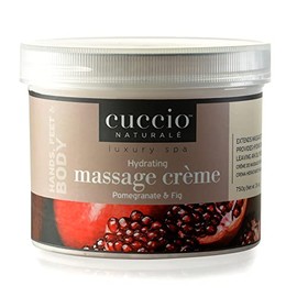 Cuccio Naturale Massage Creme - Non-Greasy Energizing Formula - Glides Easily On Skin - Manicure And Pedicure Treatment - Leaves Skin Soft, Smooth And