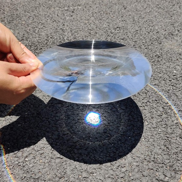 Fresnel Lens Magnifier, Diameter 200mm (7.9''), Focal Length 200mm, Acrylic