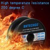 BNTECHGO 24 Gauge Silicone wire spool 250 ft Black Flexible