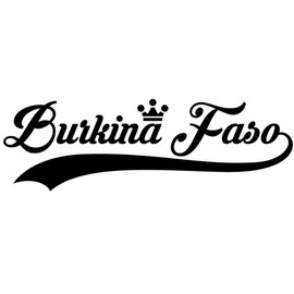 Burkina Faso Wall Sticker... 23 inch Longest Dimension Burkina Faso Vinyl Wall Art Quote Decor Words Black Color Wall Vinyl Decal Sticker