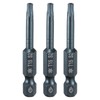 HARFINGTON 3pcs T15 Torx Screwdriver Bit 1/4" Hex Shank 2"
