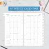 2025 Weekly & Monthly Planner Refill, A6 planner Inserts with