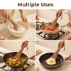 HJZHII 2PCS Wooden Spatula for Cooking, 12 Inch Flat Wood