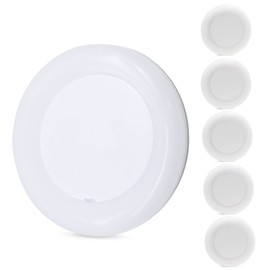 Homdec 12 Volt LED Ceiling Dome Light, 3'' LED RV Puck Light Super Slim Under Cabinet Light, Surface Mount 12V DC Interior Light for RV Camper Trailer Motorhome, 6 Packs