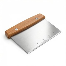 Cortador de masa, raspador de cocina, raspador de alimentos, tabla de cortar multiusos para hornear pizza, raspador de banco, herramienta de cocina, h