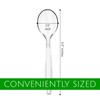 Plasticpro Disposable Clear Plastic Soup Spoons Heavyweight Box of 300